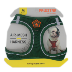 Pawstar Pine Green Air-Mesh Göğüs Tasması S