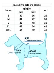 Max Design Noel Anne Pet Elbisesi Kedi Köpek Kıyafeti Medium