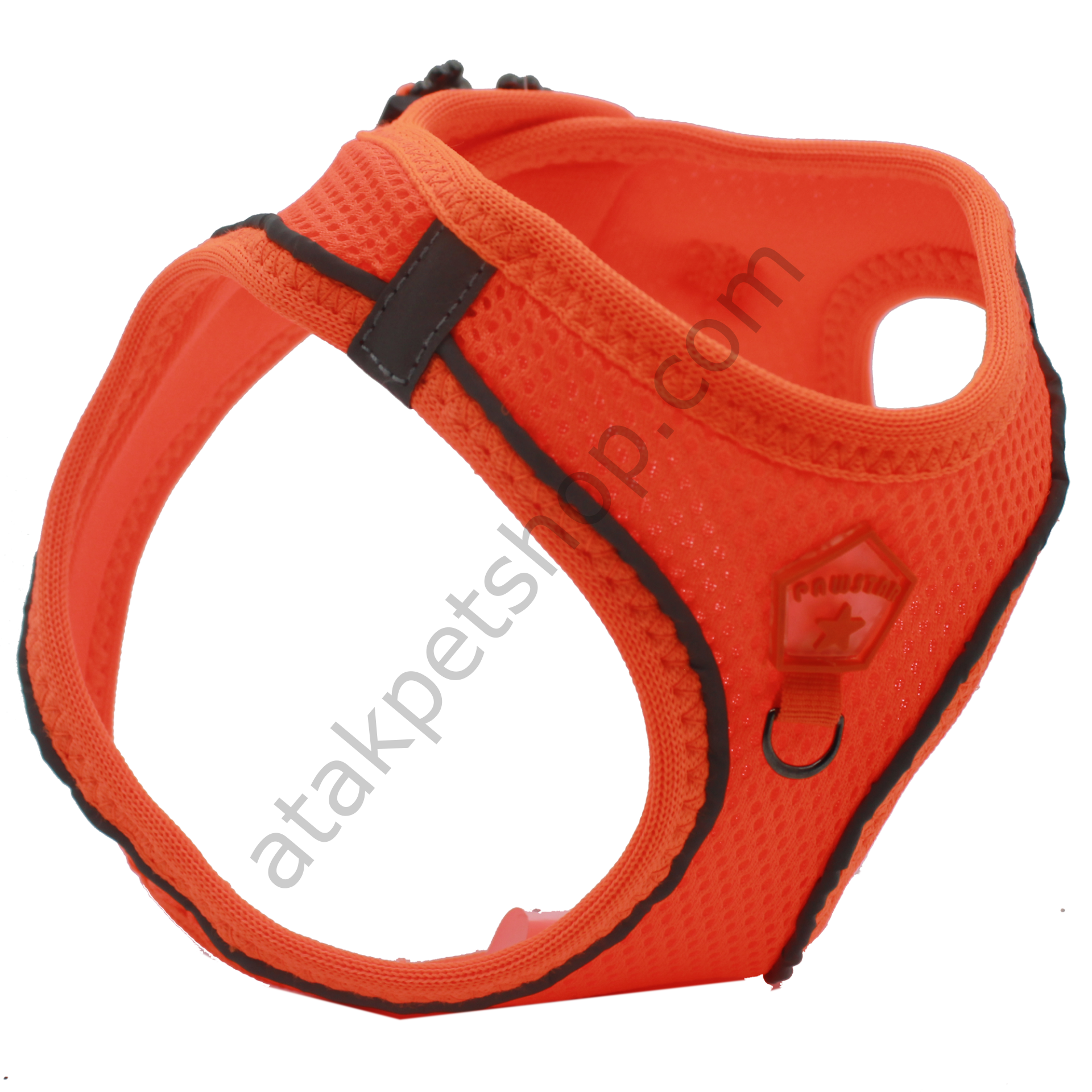 Pawstar Neon Orange Air-Mesh Göğüs Tasması 3XS