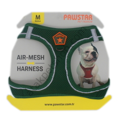 Pawstar Pine Green Air-Mesh Göğüs Tasması M