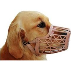 Plastik Kafes Şeklinde Köpek Ağızlığı XL
