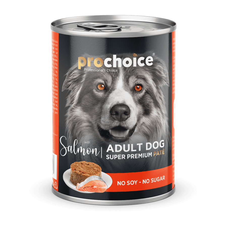Pro Choice Adult Dog Pate Somonlu - Pirinçli Köpek Konserve Mama 400 gr