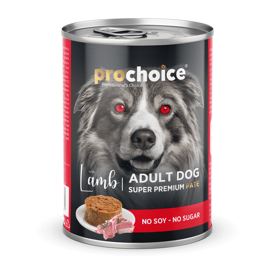 Pro Choice Adult Dog Pate Kuzu Etli - Pirinçli Köpek Konserve Mama 400 gr