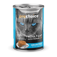Pro Choice Adult Cat Pate Balık & Sebze Kedi Konserve Mama 400 gr