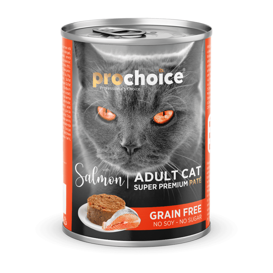 Pro Choice Adult Cat Pate Somonlu Kedi Konserve Mama 400 gr