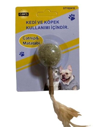 Can's Catnip Matatabi Tüylü Lolipop Kedi Oyuncağı