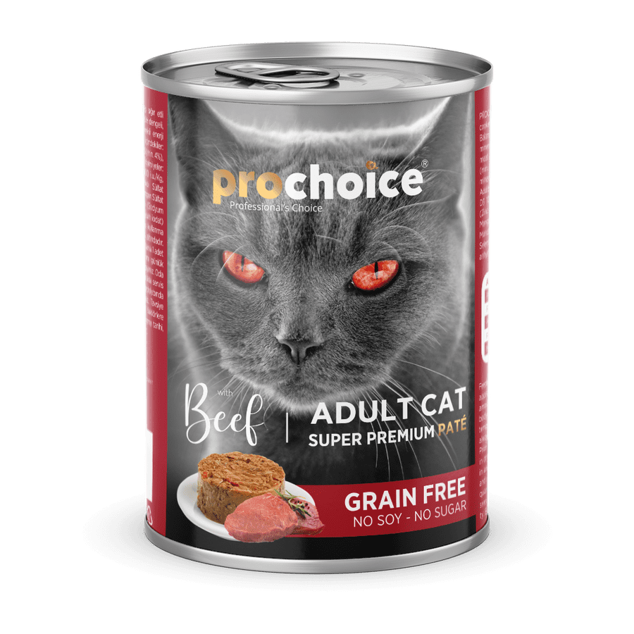 Pro Choice Adult Biftekli Yetişkin Kedi Konservesi 400 gr