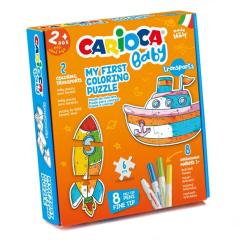 Carioca 43080 Bebek Puzzle Taşıtlar +2 Yaş 8Ad