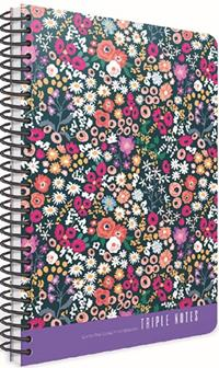 Gıpta Trıple Notes Sp.Sert Kapak Defter 17x24 80 Yp.Kareli 6580