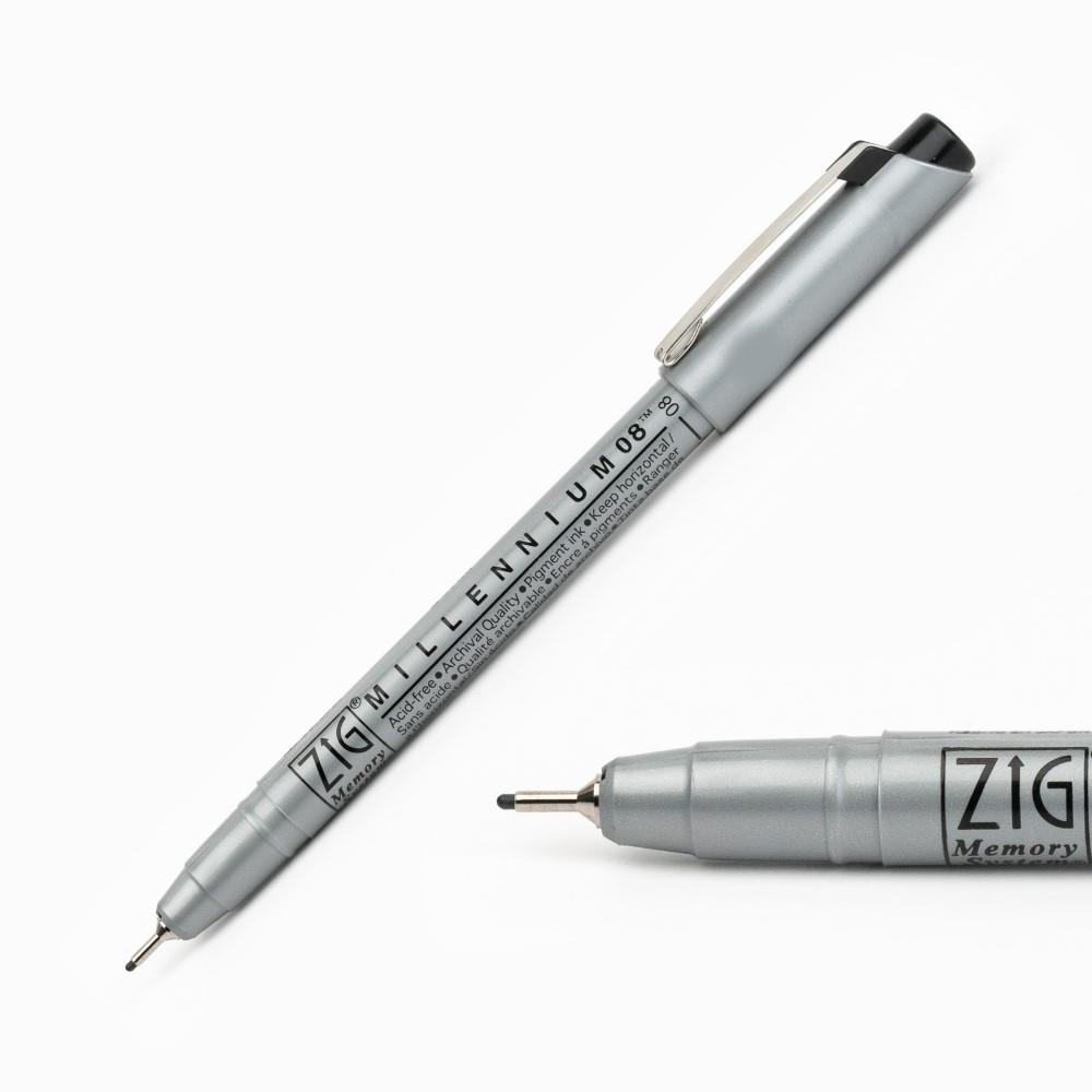 ZIG ÇİZİM KALEMİ MILLENIUM MS-08 0.65MM SİYAH