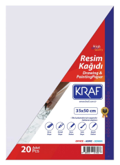 KRAF RESİM KAĞIDI 35x50 20 Lİ