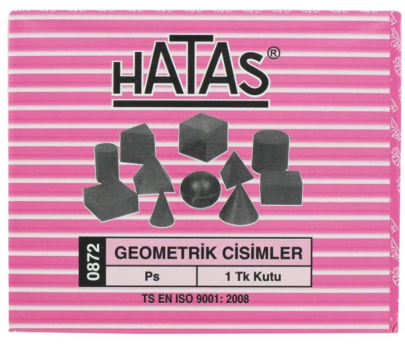 Hatas Şablon Geometrik Cisimler 872