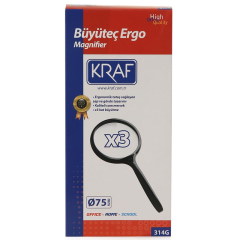 Kraf Büyüteç Ergo 3x 75 Mm 314G