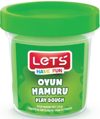 Lets Oyun Hamuru Tek Renk Yeşil 115 GR/L8440-4