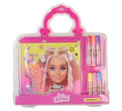 Cem Dolphin Boyama Seti Çantalı Barbie B-0300