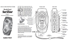 Swisstech BodyGard Survivor 12 Iin 1 Otomatik Acil Durum Rehberi