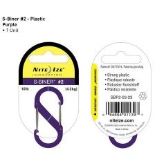 Nite-ize S-Biner Plastik Size 2 Purple