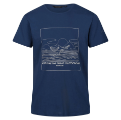 Regatta Cline VII Erkek T-Shirt-MAVİ