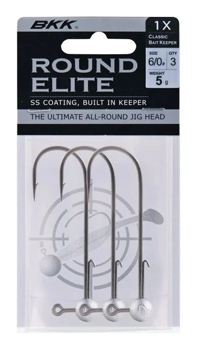 BKK Round Elite-Classic Bait Keeper Jighead