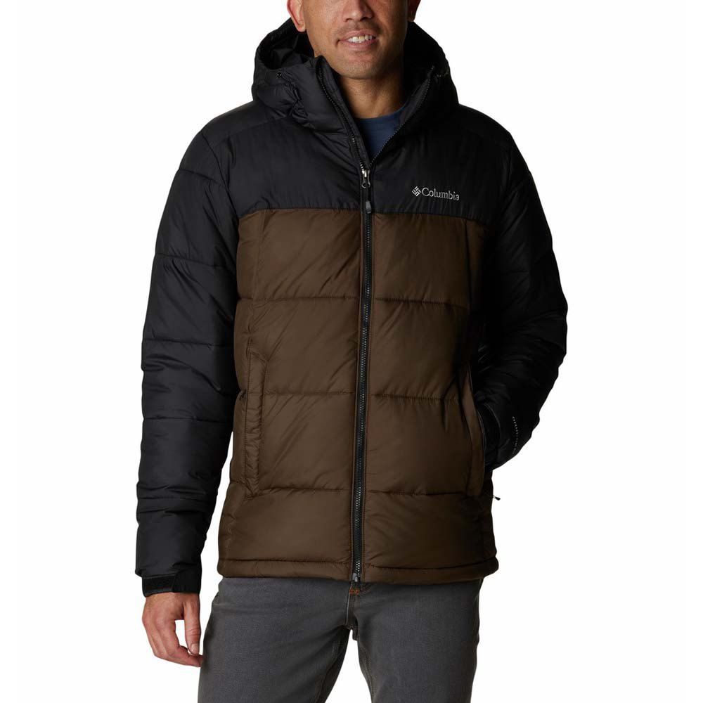 Columbia Erkek Mont Pike Lake Hooded Siyah-Kahverengi