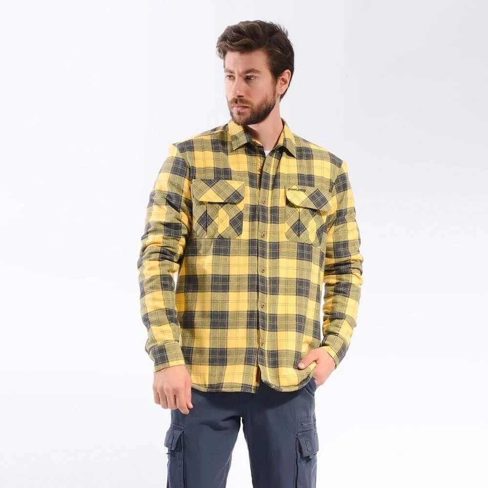 FreeCamp Knit Man Fleece Shirt Gömlek-SARI