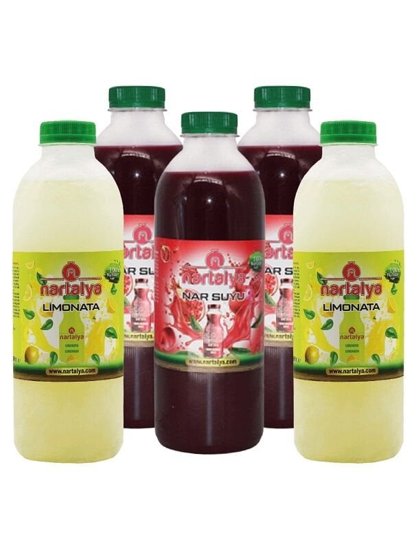 Nar Suyu (3 Adet X 950 ml) ve Limonata (2 Adet X 900 ml) Dondurulmuş Ürünler