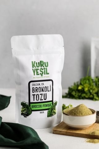 Brokoli Tozu 100 gr – Yerli Üretim, Doğal Sebze Tozu