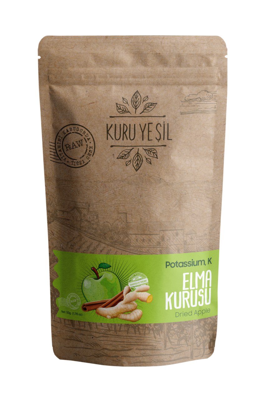 Kuru Yeşil Elma Kurusu 50gr