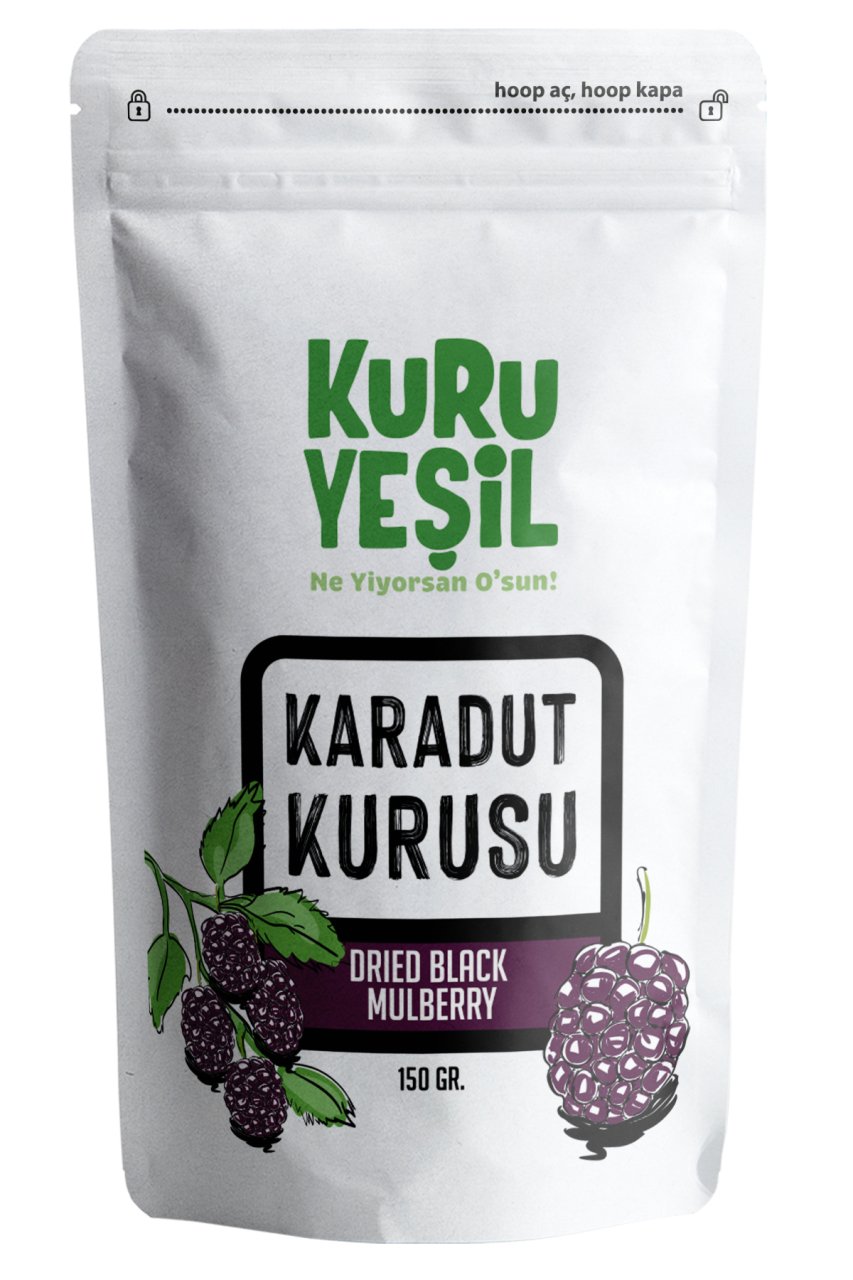 Kuru Yeşil Karadut Kurusu 150 GR