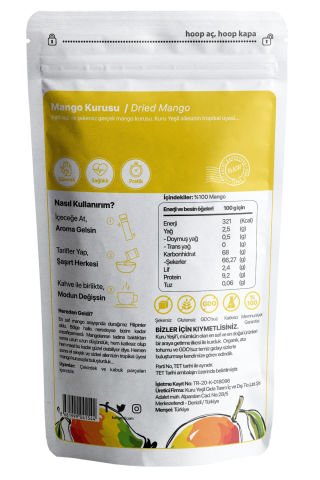 3'lü Doğal Mango Kurusu 3x50GR