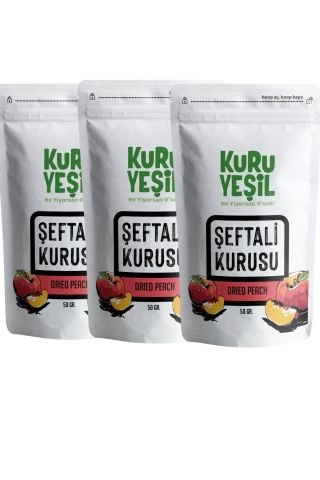 3'lü Şeftali Kurusu 3x50GR | Kuru Meyve | Şeker İlavesiz meyve kurusu