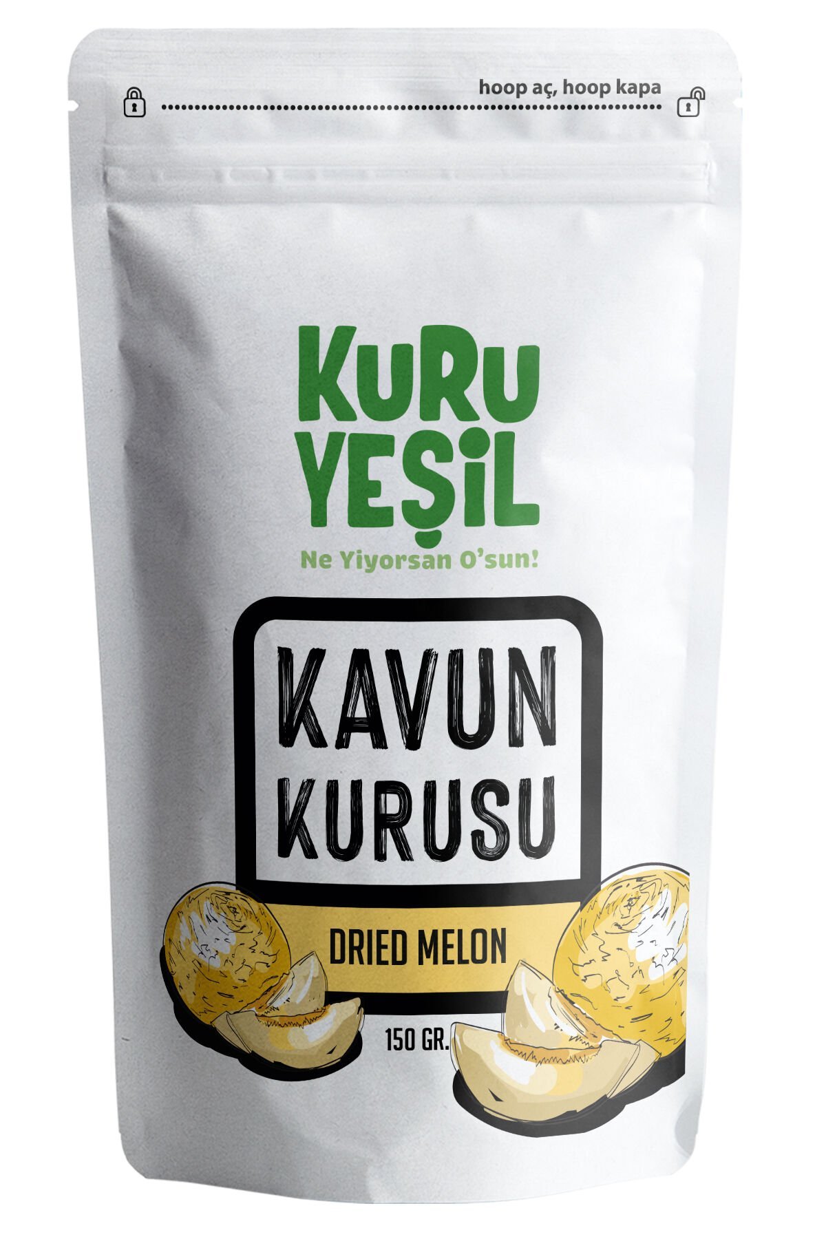 Yeni Sezon Kavun Kurusu 50 GR | Şeker İlavesiz | Kuru Meyve | Kuru Kavun