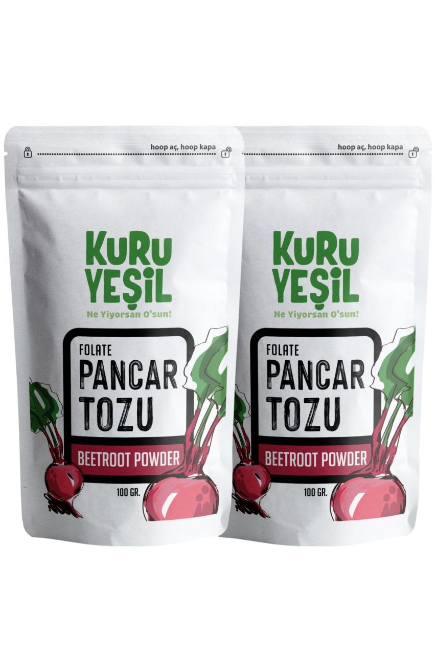 Yerli Pancar Tozu 100 gr * 2'li Paket - Sebze Tozu, Doğal Renklendirici, Yerli Ürün, Doğal, Katkısız