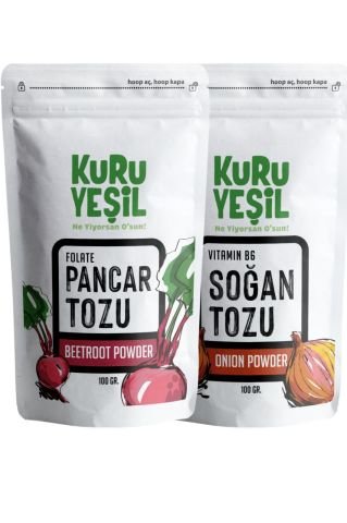 Yerli Kırmızı Pancar Tozu 100 GR - Yerli Soğan Tozu 100 GR | Doğal Sebze Tozları, Yerli Ürün, Kurutulmuş Sebze,