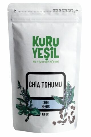 Chia Tohumu 150 GR, Glutensiz, Vegan
