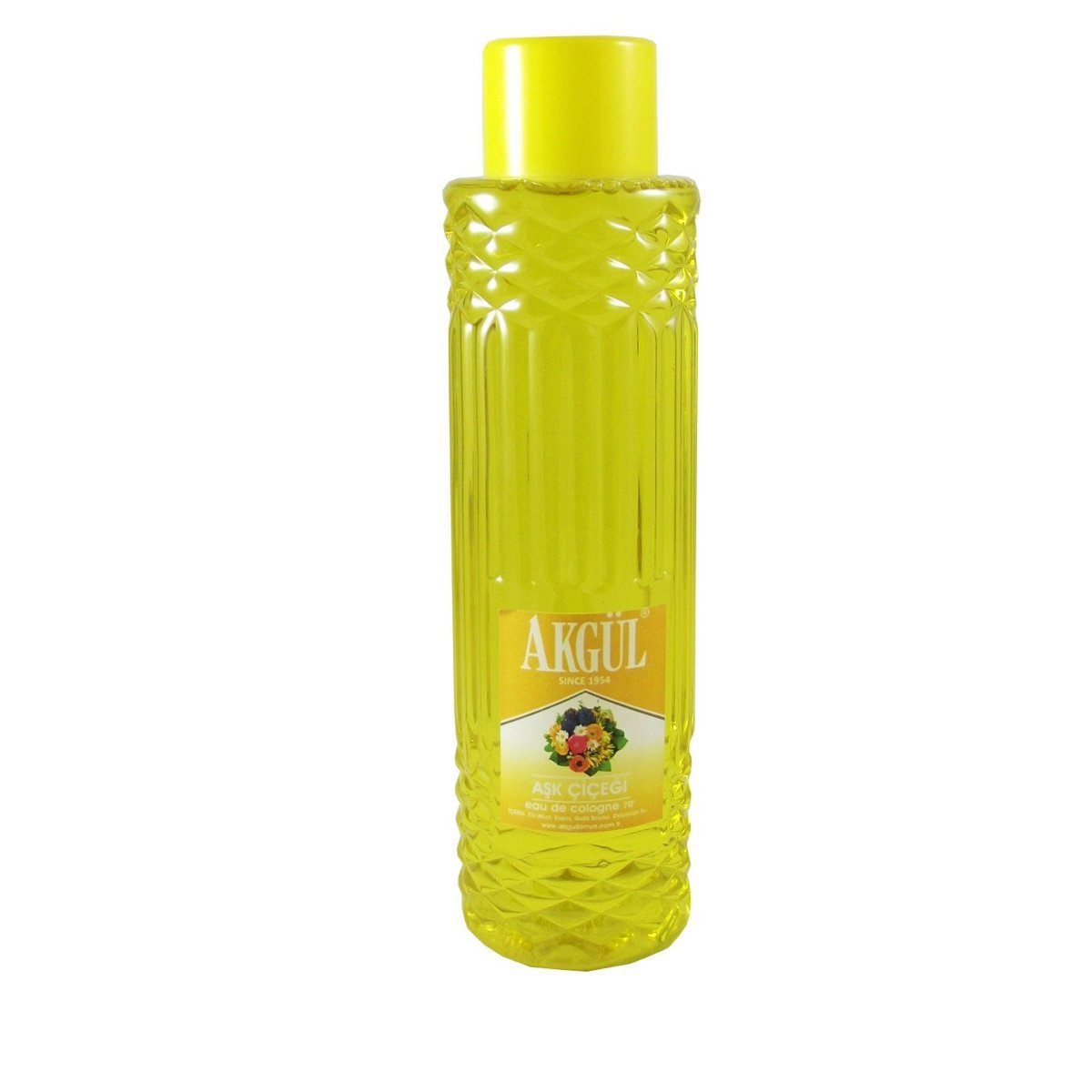 Akgül Aşk Çiçeği Kolonyası Pet Şişe 70º (400 ml)