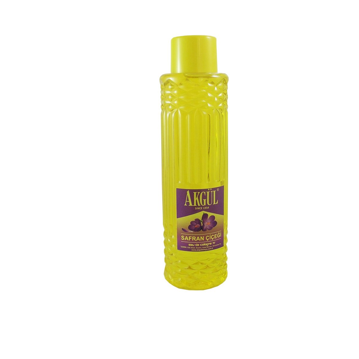Akgül Safran Çiçeği Kolonyası Pet Şişe 70º (400 ml)
