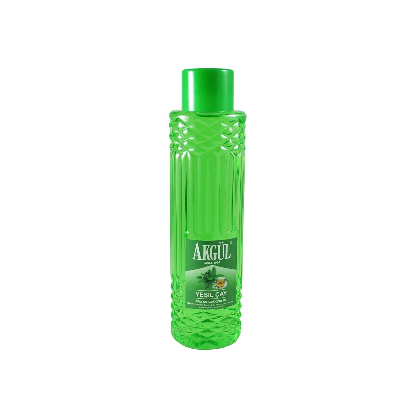 Akgül Yeşil Çay Kolonyası Pet Şişe 70º (260 ml)