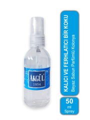 Akgül Beyaz Sabun Kolonyası Sprey 80º (50 ml)