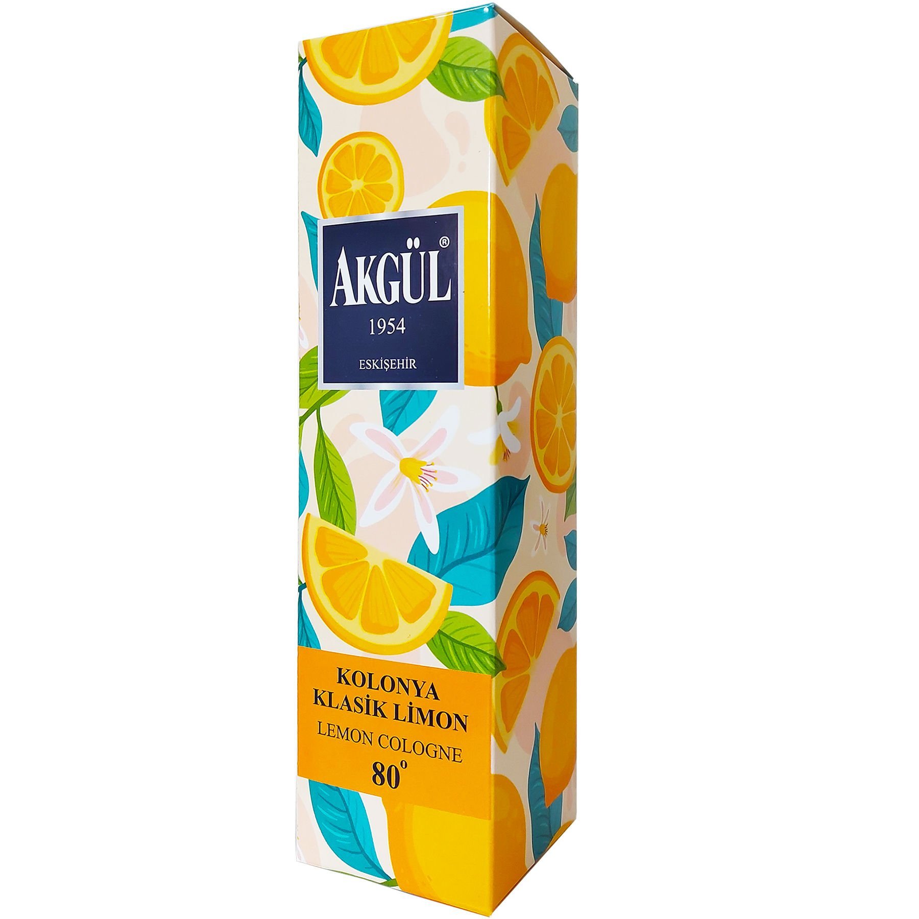 Akgül Limon Kolonyası  80º Pet Şişe Kutulu (400 ml)