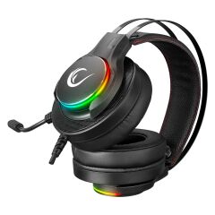 'Rampage RG-X19 ULTIMATE PRO v2 Siyah 7.1 Surround Sound System RGB Ledli Mikrofonlu Oyuncu Kulaklığı
