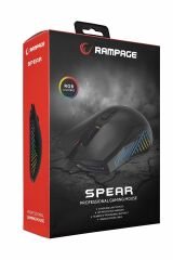 Rampage Spear 7200 Dpı Rgb Ledli Makrolu Gaming Oyuncu Mouse SMX-G68