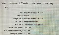 Casper Excalıbur G770 i7-10750H/16 GB RAM/NVIDIA GeForce GTX 1650 (4GB) GDDR6/1TB HDD/240GB SSD