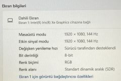 Nitro AN515-58 /İ5-12500H/24 GB DDR4 RAM/NVIDIA GeForce RTX™ 3050 (4GB)/512 SSD/144Hz FHD Ekran