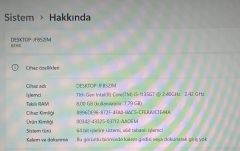 Lenovo ideapad 3-15ITL6 /İntel Core İ5-1135G7/8GB RAM/240GB SSD/