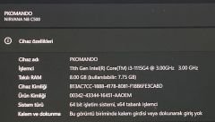 Casper Nirvana C600 Anakart İntel Core İ3-1115G4