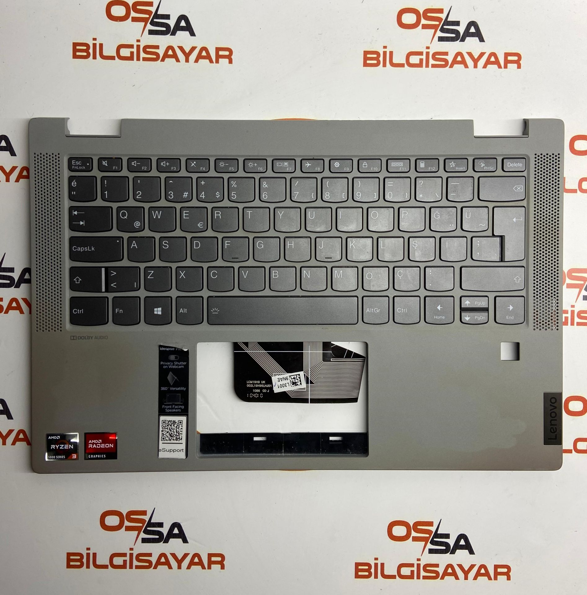 Lenovo İdeapad Flex 5 14ACL05 Klavye Kasa Üst Kasa