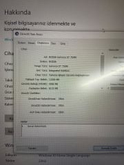 Asus N550JV Rev: 2.0 Anakart / Intel(R) Core(TM) i7-4700HQ CPU  / NVIDIA GeForce GT 750M (4GB) / 128 SSD/ 16RAM / Q2NPYP2PGZ
