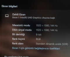 Excalıbur G770 /İ5-11.Nesil/12 Ram/512 SSD/GTX 1650/144Hz