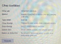 Casper Nirvana C350 / İ3-5.Nesil / 8 Ram / 120 SSD